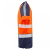 Leo Workwear Forda Class 1 Hi-Vis Orange / Navy T-Shirt Leo Workwear Forda Class 1 Hi-Vis Orange / Navy T-Shirt